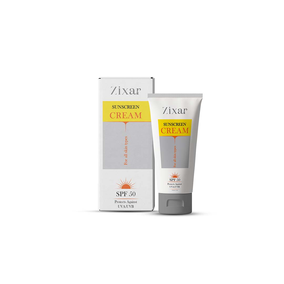 کرم ضد آفتاب بی رنگ SPF50 زیکسار (جدید)